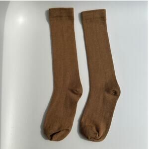 Lauren Manoogian Tall Socks Copper Baby Alpaca Wool One Size Brand New Sweater